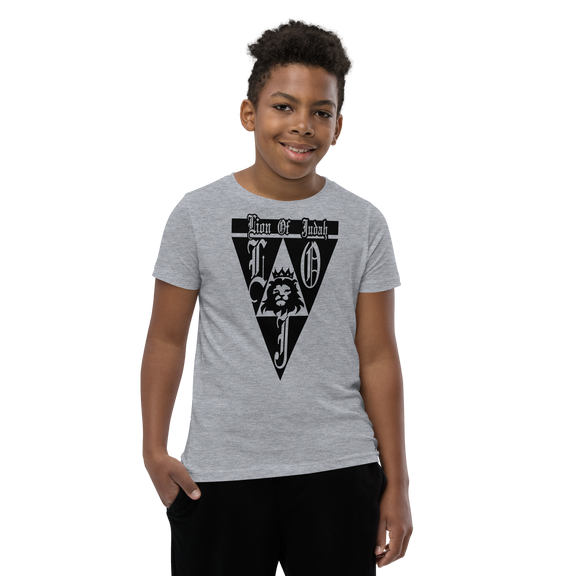 Lion Of Judah God Design Youth Short Sleeve T-Shirt