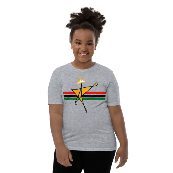 The Black Star Of The Tribe Of Judah Youth Short Sleeve T-Shirt