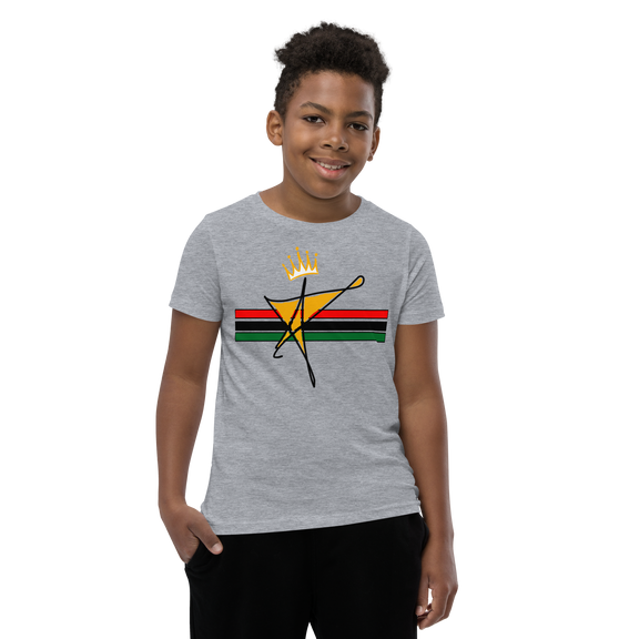 The Black Star Of The Tribe Of Judah Youth Short Sleeve T-Shirt
