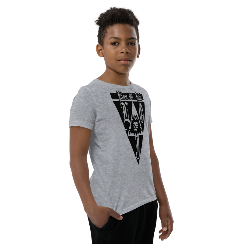 Lion Of Judah God Design Youth Short Sleeve T-Shirt