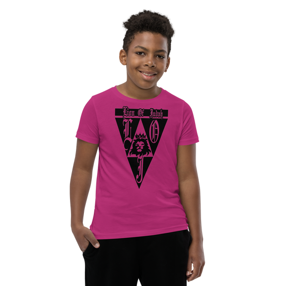 Lion Of Judah God Design Youth Short Sleeve T-Shirt