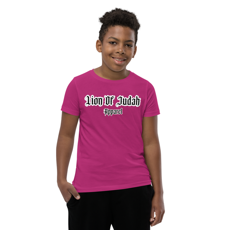 Lion Of Judah Apparel Brand Youth Short Sleeve T-Shirt