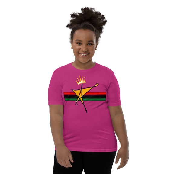 The Black Star Of The Tribe Of Judah Youth Short Sleeve T-Shirt