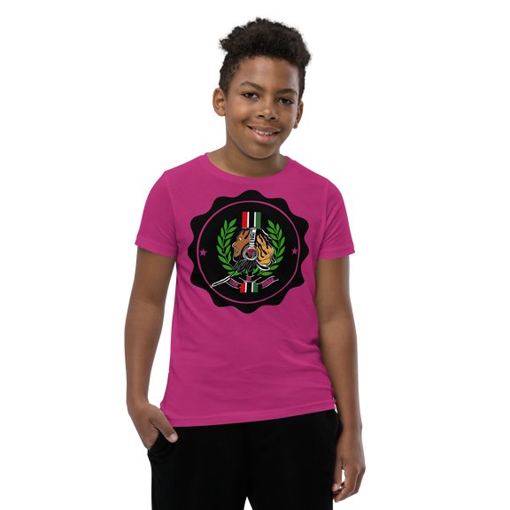 Lion Of Judah God Design Youth Short Sleeve T-Shirt