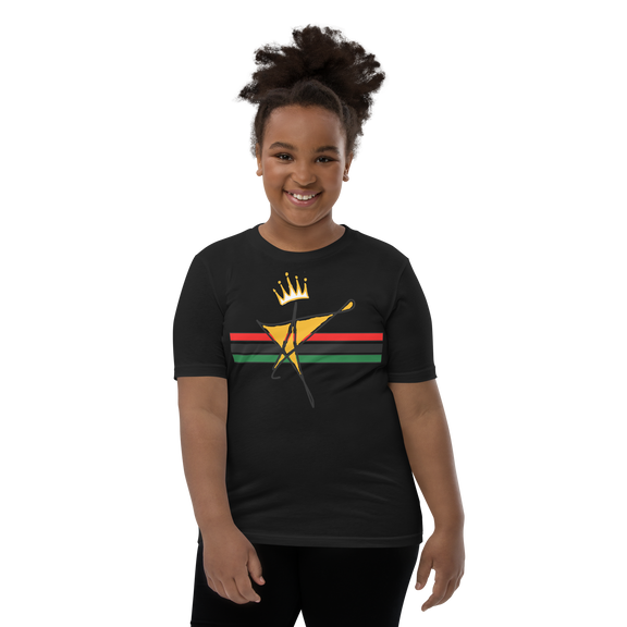 The Black Star Of The Tribe Of Judah Youth Short Sleeve T-Shirt