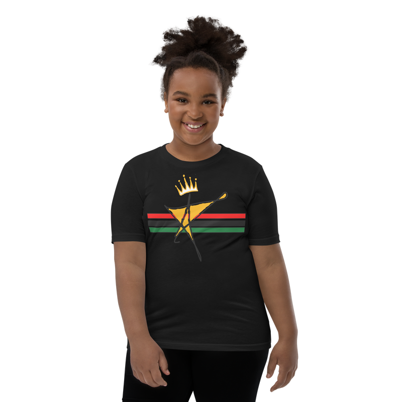 The Black Star Of The Tribe Of Judah Youth Short Sleeve T-Shirt
