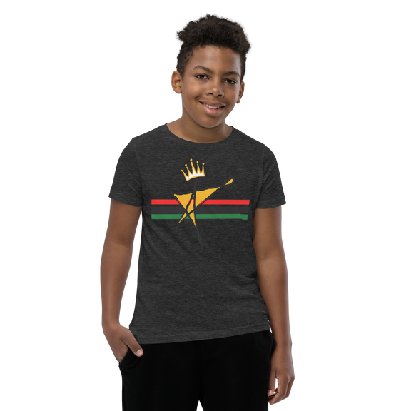 The Black Star Of The Tribe Of Judah Youth Short Sleeve T-Shirt