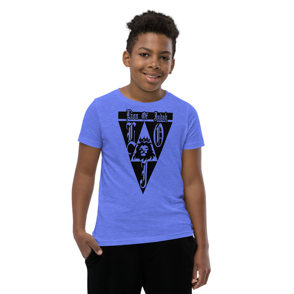 Lion Of Judah God Design Youth Short Sleeve T-Shirt