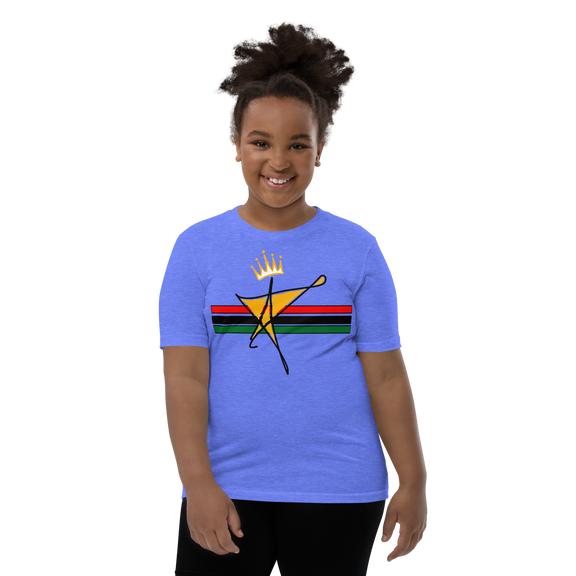The Black Star Of The Tribe Of Judah Youth Short Sleeve T-Shirt