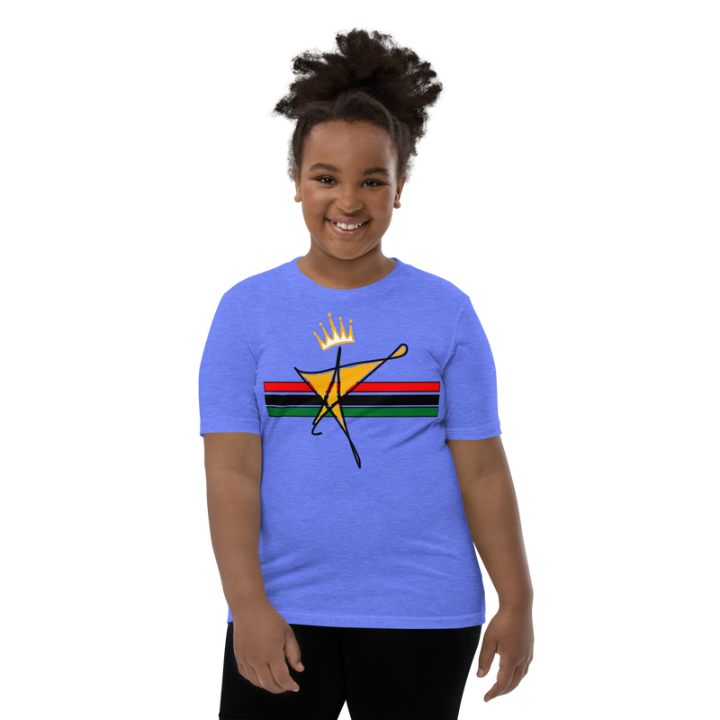 The Black Star Of The Tribe Of Judah Youth Short Sleeve T-Shirt