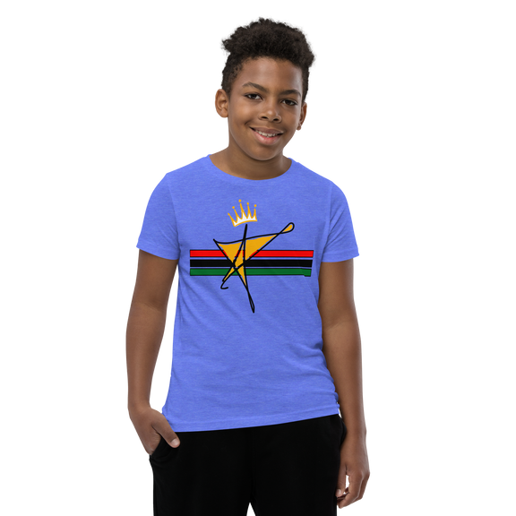 The Black Star Of The Tribe Of Judah Youth Short Sleeve T-Shirt