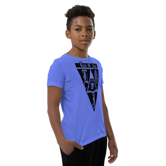Lion Of Judah God Design Youth Short Sleeve T-Shirt