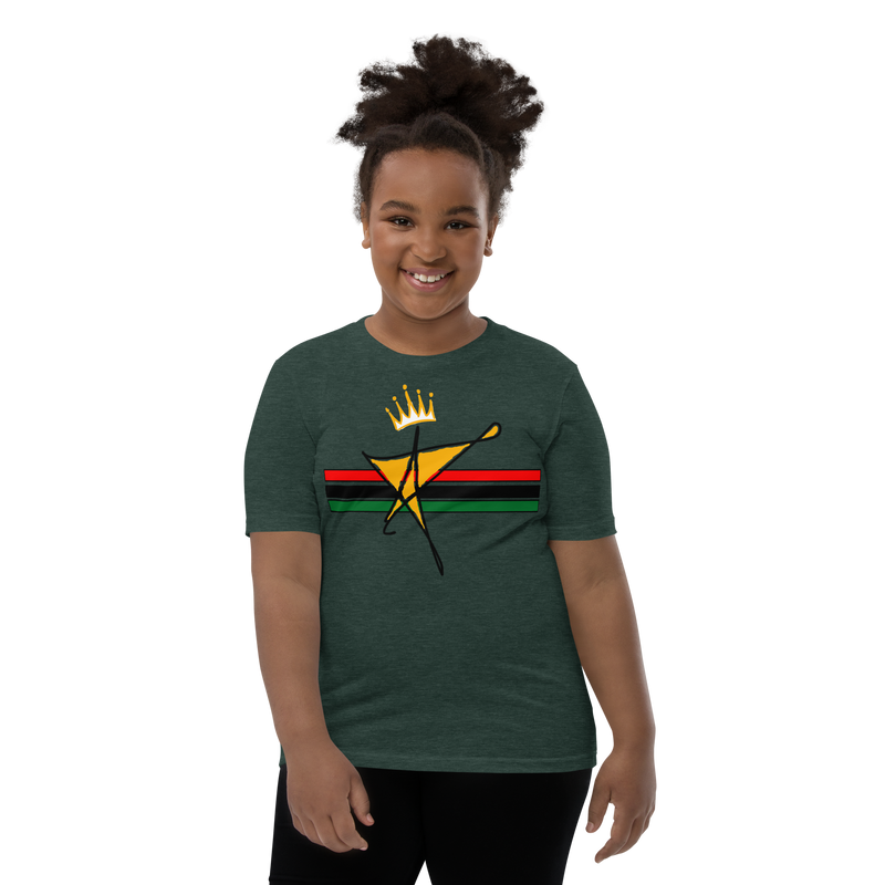 The Black Star Of The Tribe Of Judah Youth Short Sleeve T-Shirt