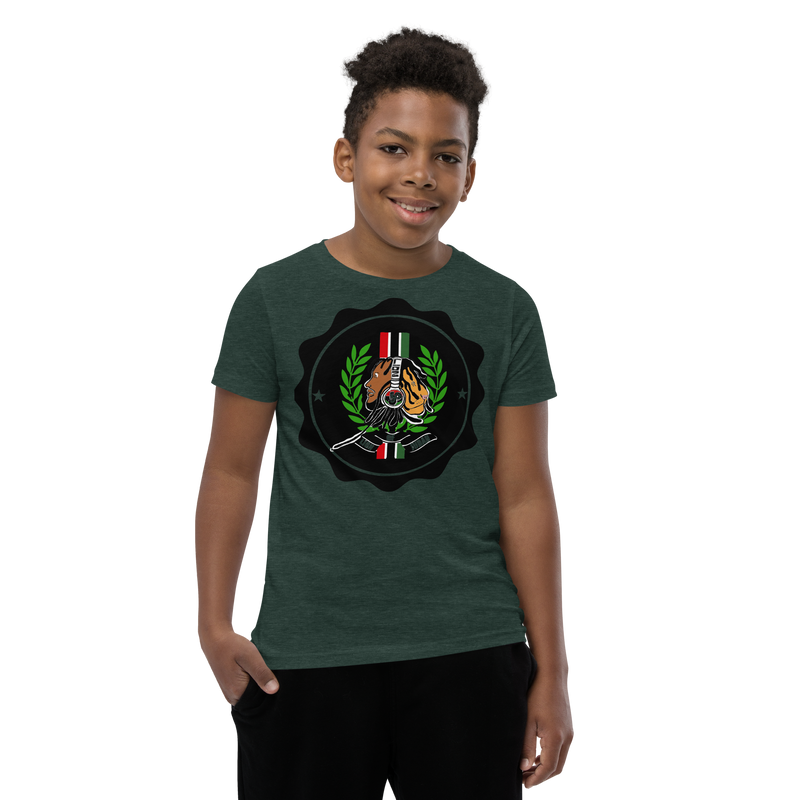 Lion Of Judah God Design Youth Short Sleeve T-Shirt