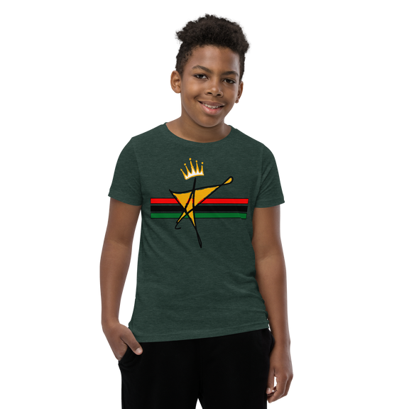 The Black Star Of The Tribe Of Judah Youth Short Sleeve T-Shirt