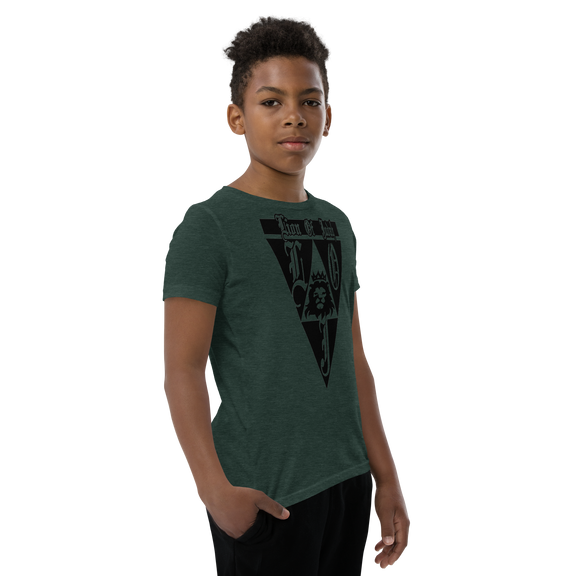 Lion Of Judah God Design Youth Short Sleeve T-Shirt
