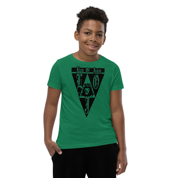Lion Of Judah God Design Youth Short Sleeve T-Shirt