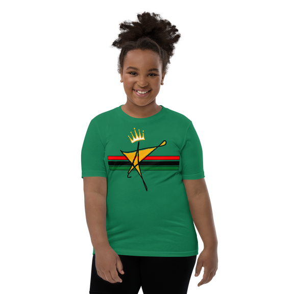 The Black Star Of The Tribe Of Judah Youth Short Sleeve T-Shirt