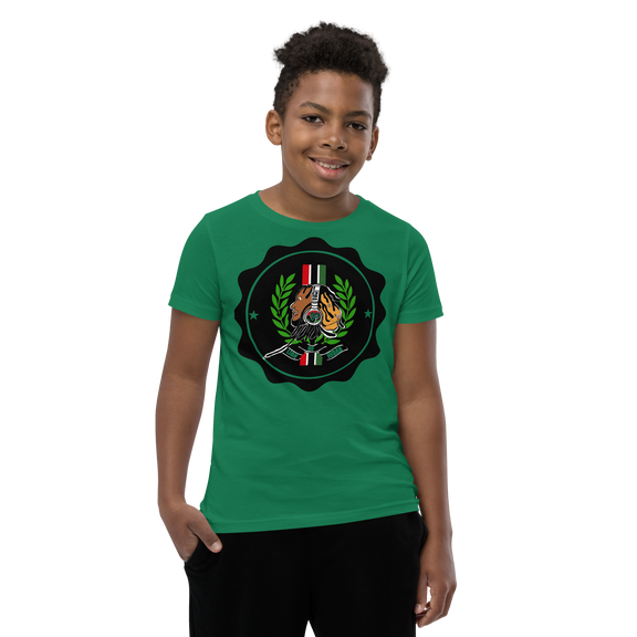Lion Of Judah God Design Youth Short Sleeve T-Shirt