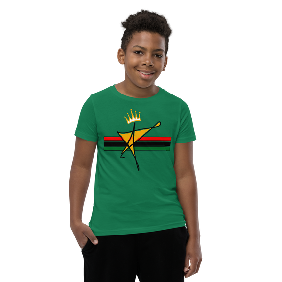 The Black Star Of The Tribe Of Judah Youth Short Sleeve T-Shirt
