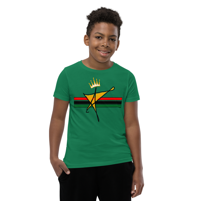 The Black Star Of The Tribe Of Judah Youth Short Sleeve T-Shirt
