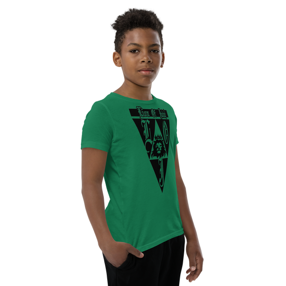 Lion Of Judah God Design Youth Short Sleeve T-Shirt