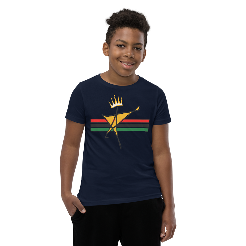 The Black Star Of The Tribe Of Judah Youth Short Sleeve T-Shirt