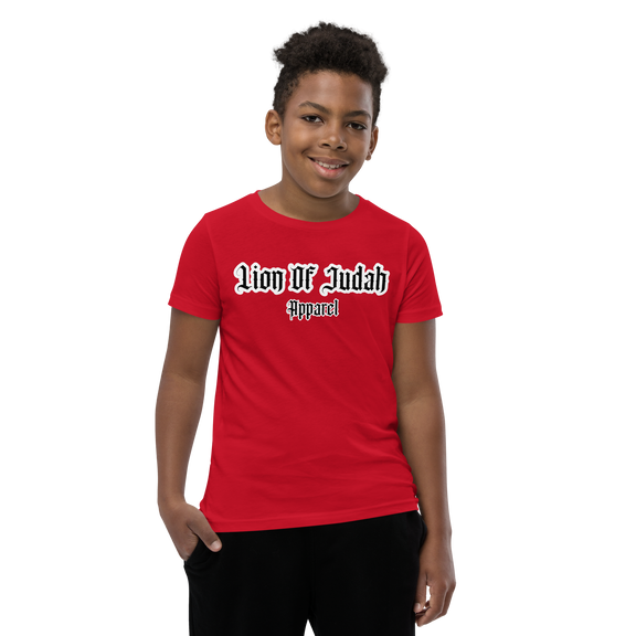 Lion Of Judah Apparel Brand Youth Short Sleeve T-Shirt
