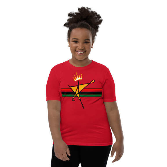 The Black Star Of The Tribe Of Judah Youth Short Sleeve T-Shirt