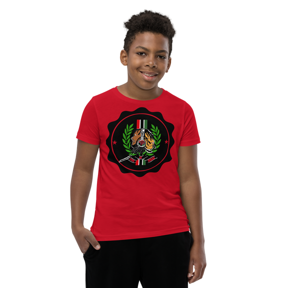Lion Of Judah God Design Youth Short Sleeve T-Shirt
