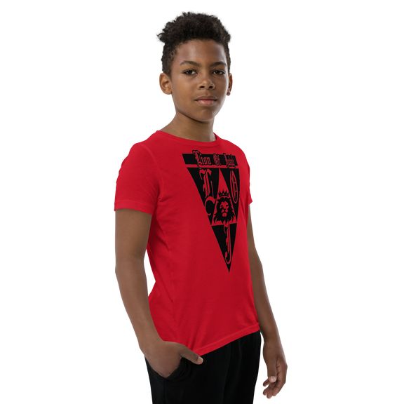 Lion Of Judah God Design Youth Short Sleeve T-Shirt