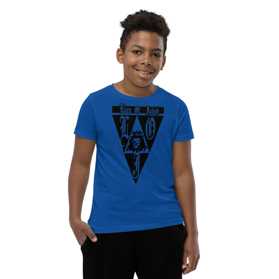 Lion Of Judah God Design Youth Short Sleeve T-Shirt