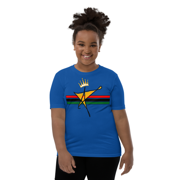 The Black Star Of The Tribe Of Judah Youth Short Sleeve T-Shirt