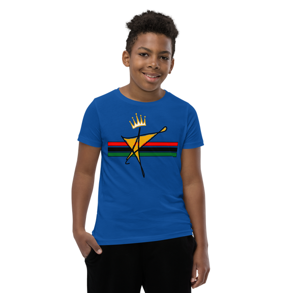 The Black Star Of The Tribe Of Judah Youth Short Sleeve T-Shirt