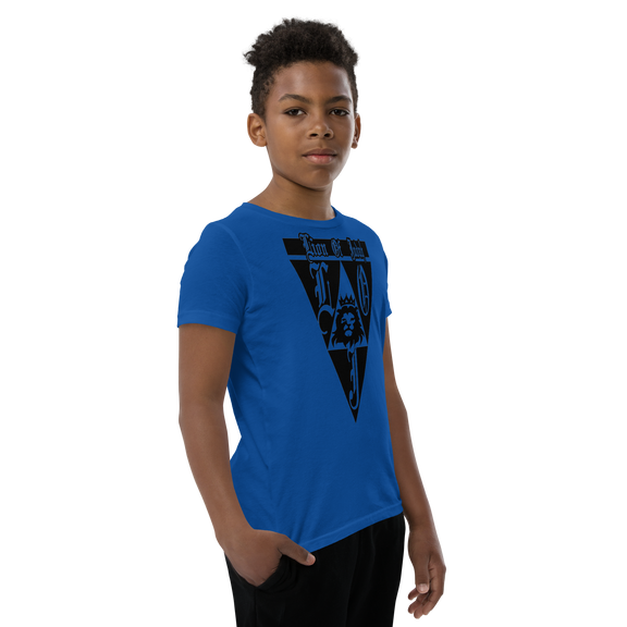 Lion Of Judah God Design Youth Short Sleeve T-Shirt