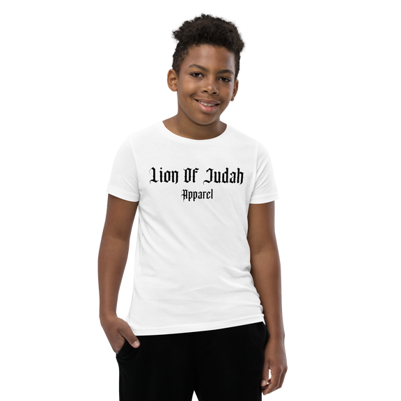 Lion Of Judah Apparel Brand Youth Short Sleeve T-Shirt