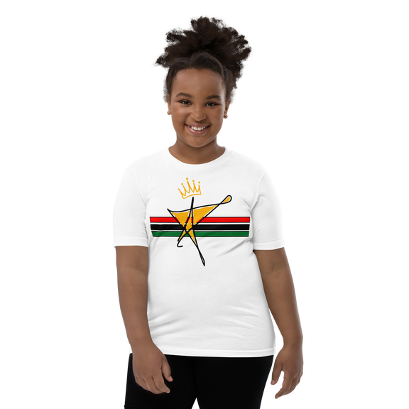 The Black Star Of The Tribe Of Judah Youth Short Sleeve T-Shirt
