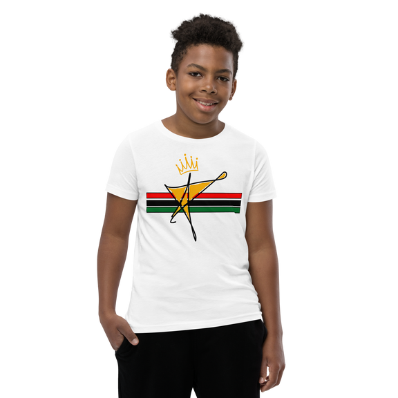 The Black Star Of The Tribe Of Judah Youth Short Sleeve T-Shirt