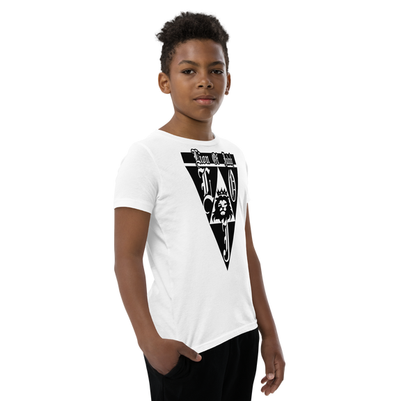 Lion Of Judah God Design Youth Short Sleeve T-Shirt
