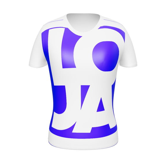 (Big Print ) Planet Earth Blue Lion Of Judah Apparel Logo All Over Print Women's Athletic T-shirt