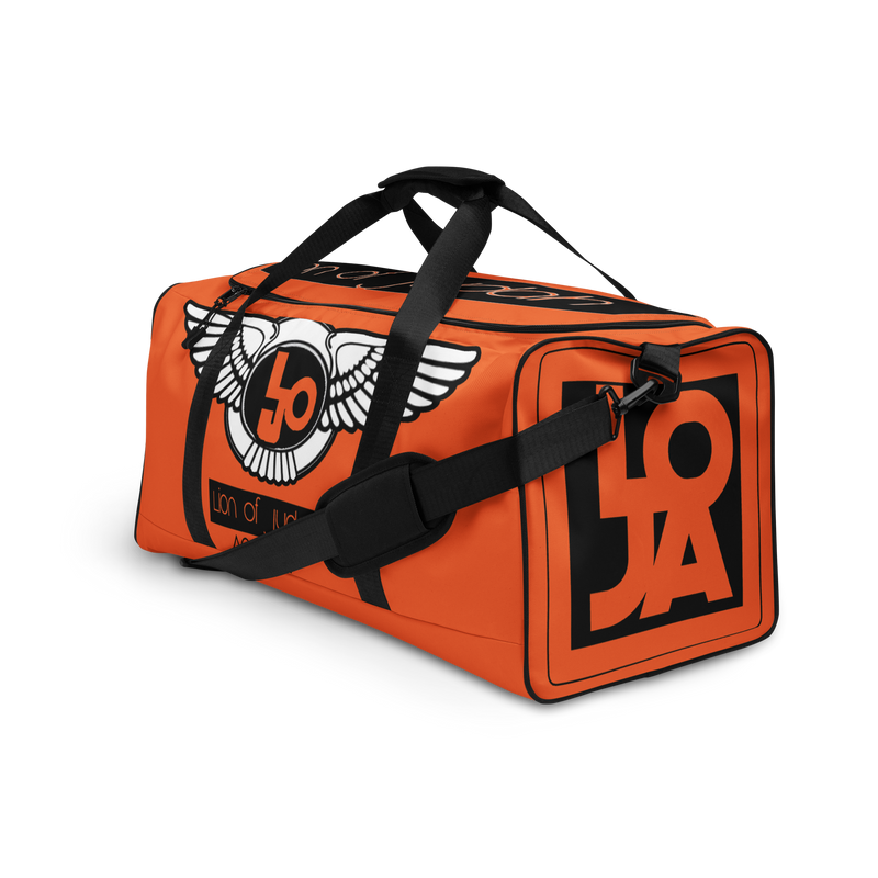 Lion Of Judah Orange Duffle bag