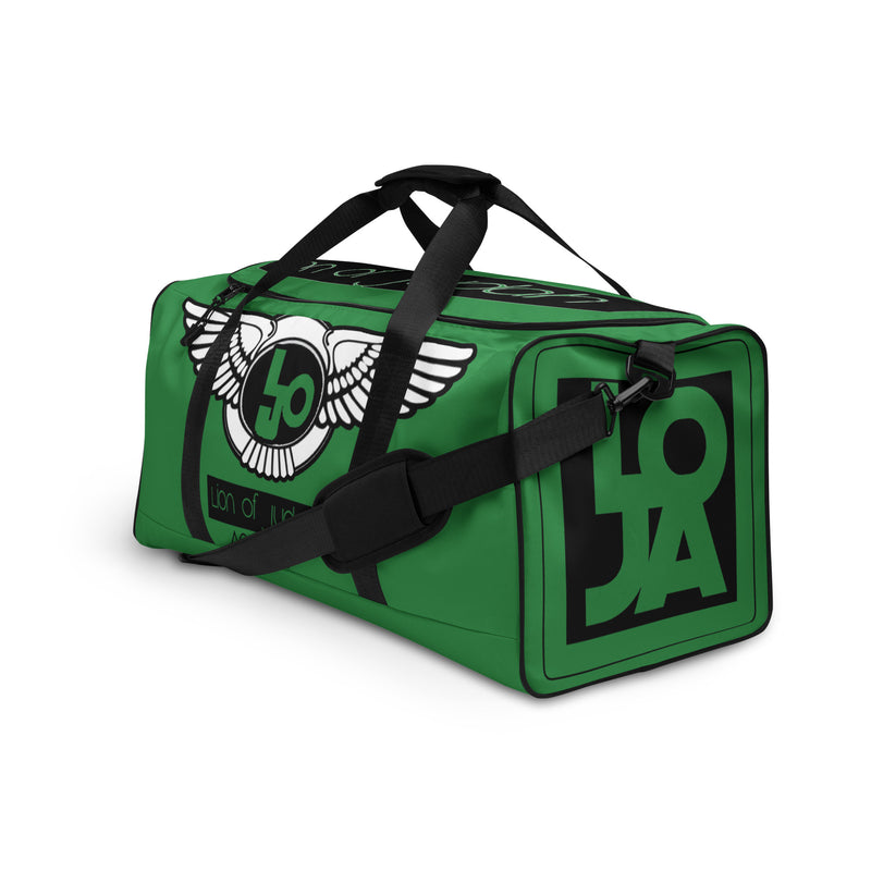 Lion Of Judah Green Duffle bag