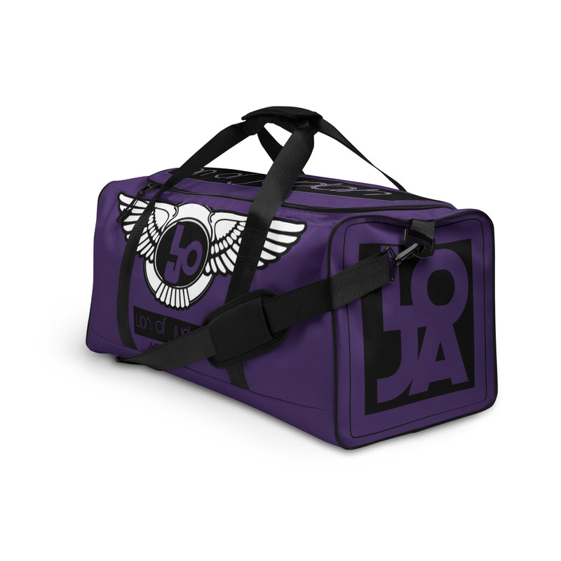 Lion Of Judah Purple Duffle bag