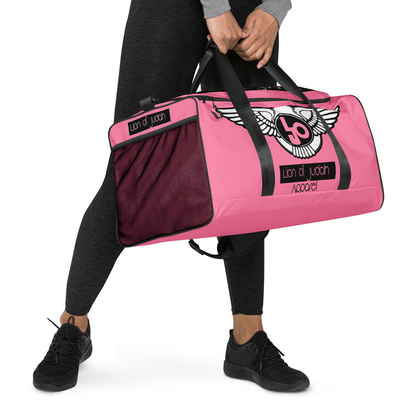 Lion Of Judah Pink Duffle bag