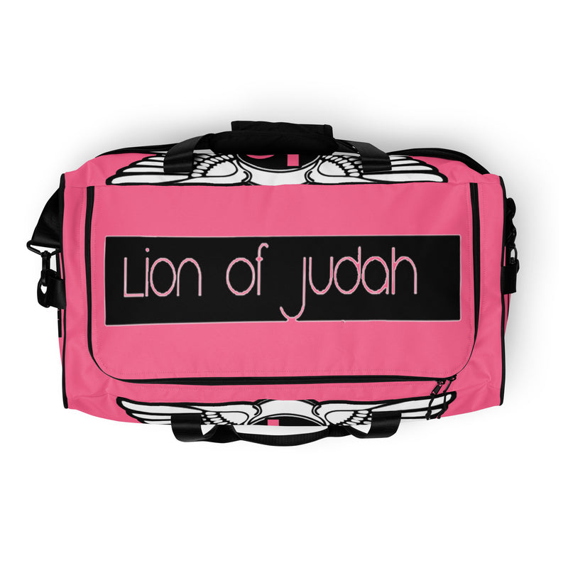 Lion Of Judah Pink Duffle bag