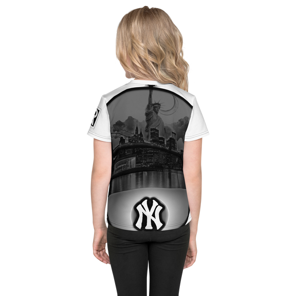 NYC New York City Skyline Kids crew neck t-shirt