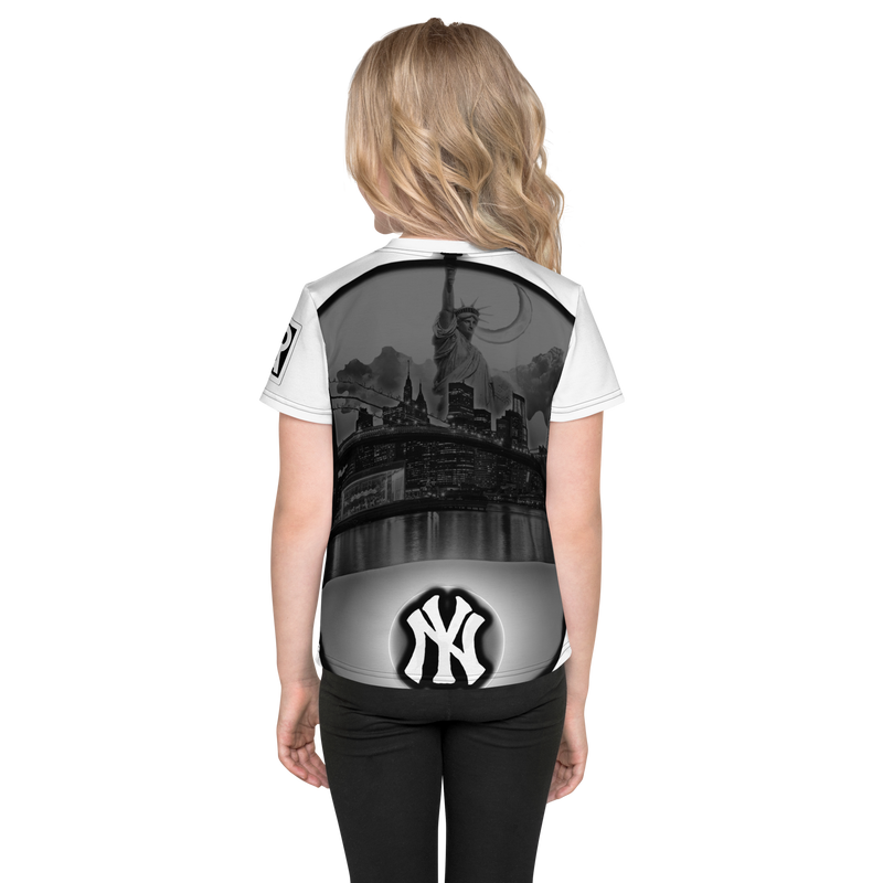 NYC New York City Skyline Kids crew neck t-shirt