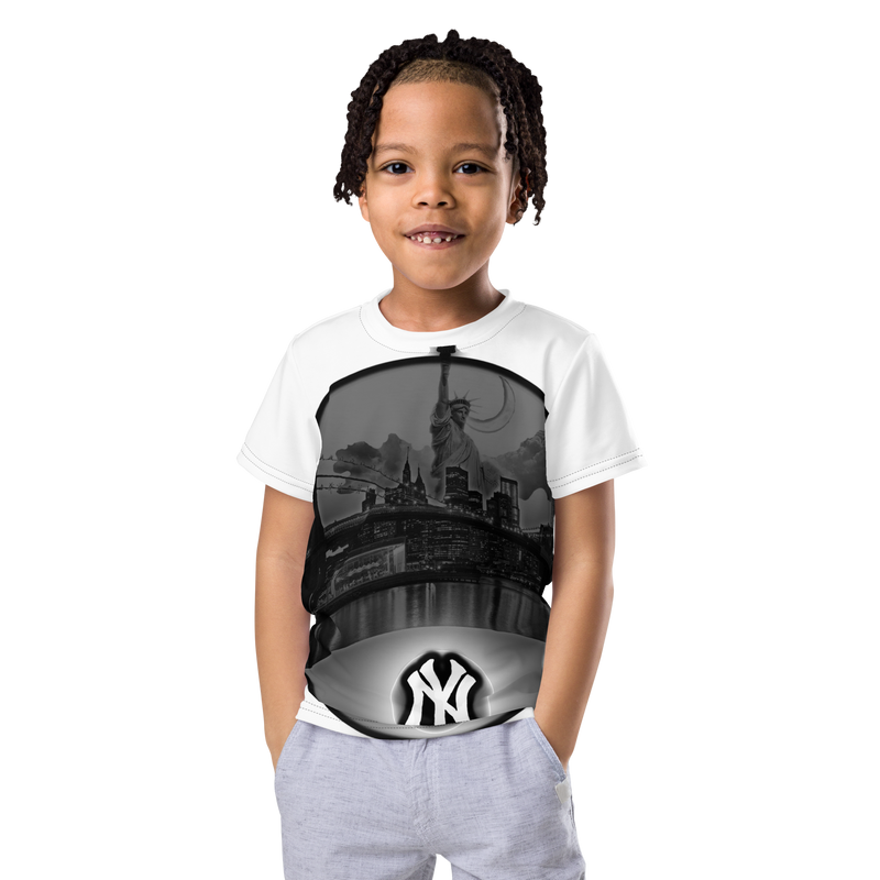 NYC New York City Skyline Kids crew neck t-shirt