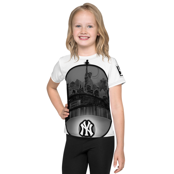 NYC New York City Skyline Kids crew neck t-shirt