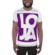 Lion Of Judah Apparel Logo Royal King Purple All-Over Print Men's Athletic T-shirt
